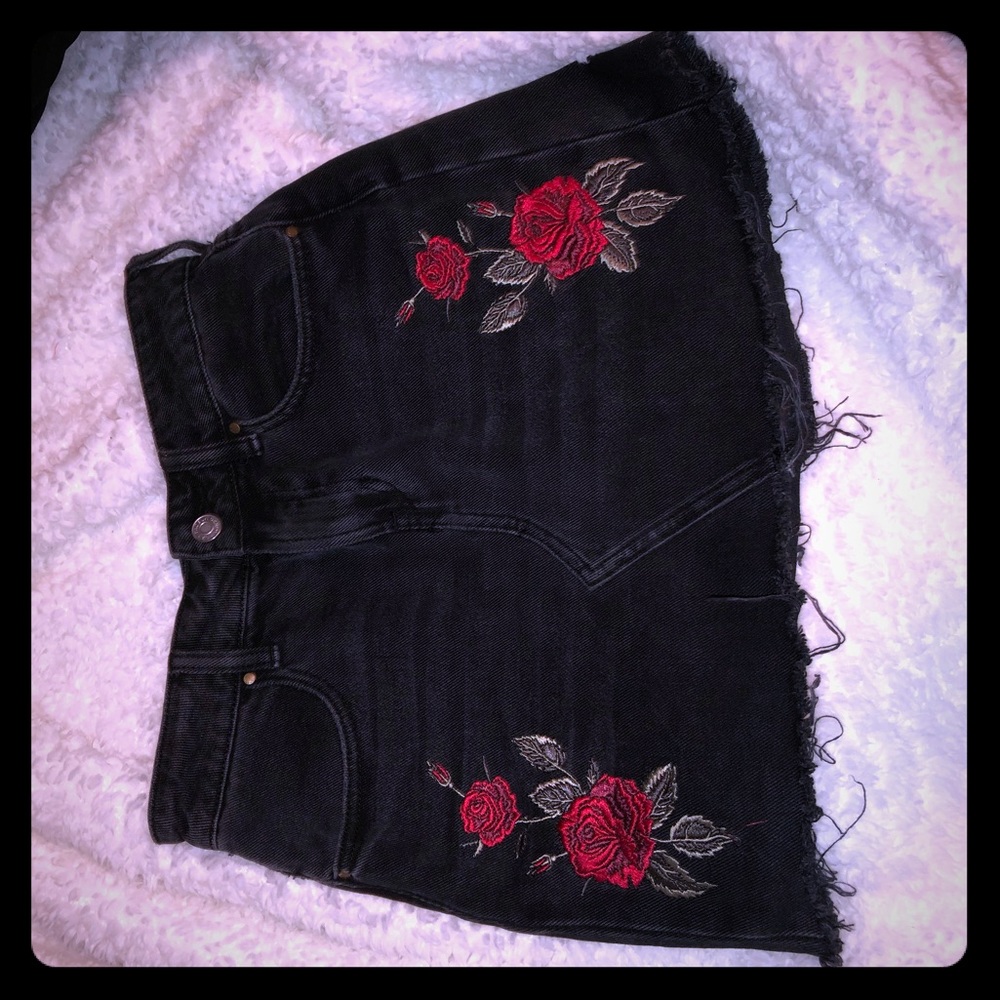 PacSun black Jean skirt
